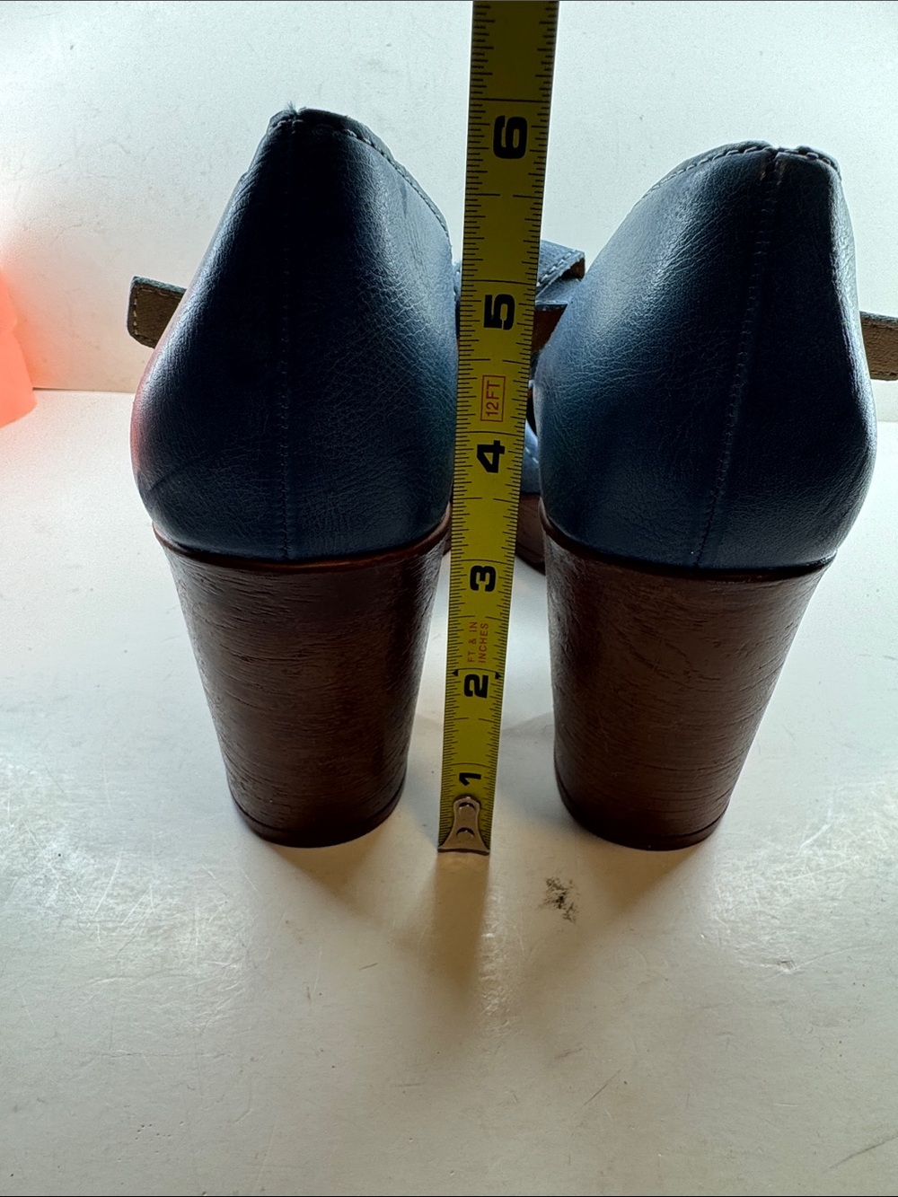 b.o.c. Navy Perforated Leather Clog Mules - Picture 7 of 7